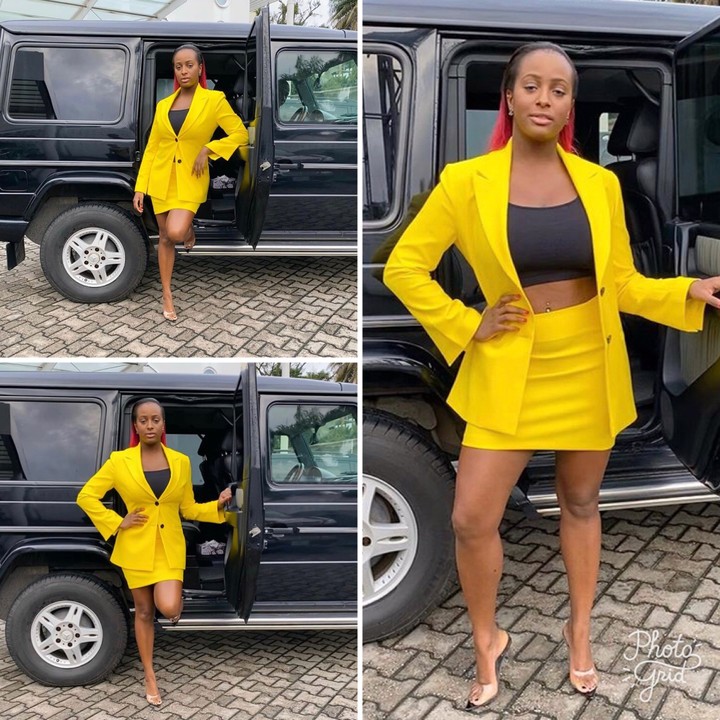 DJ Cuppy Poses With Her G Wagon In A Corporate Outfit (Photos) 2