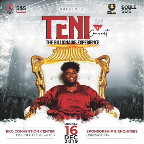 Teni Set To Hold Her Lagos Concert In December (See Her Plans) 4