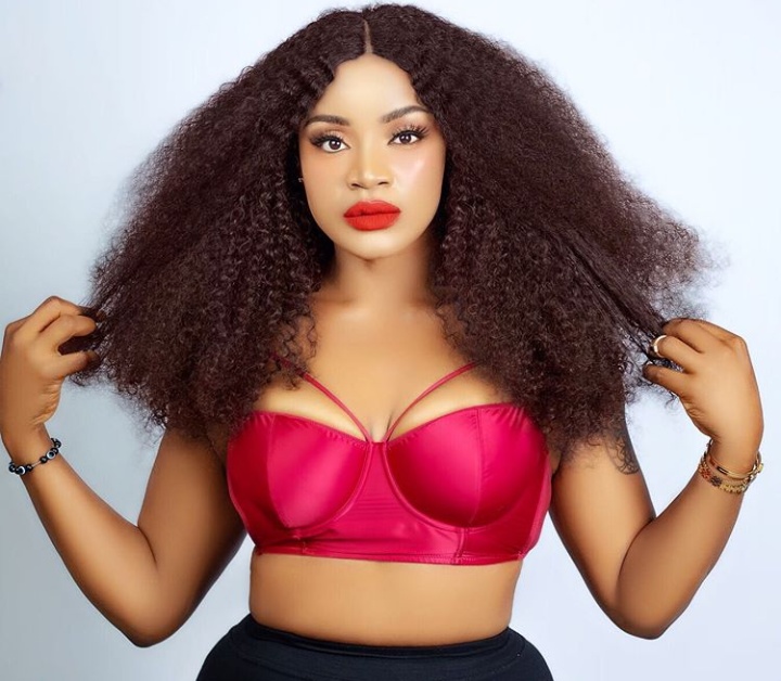 Actress Uche Ogbodo Looks Gorgeous In Bra Top 2