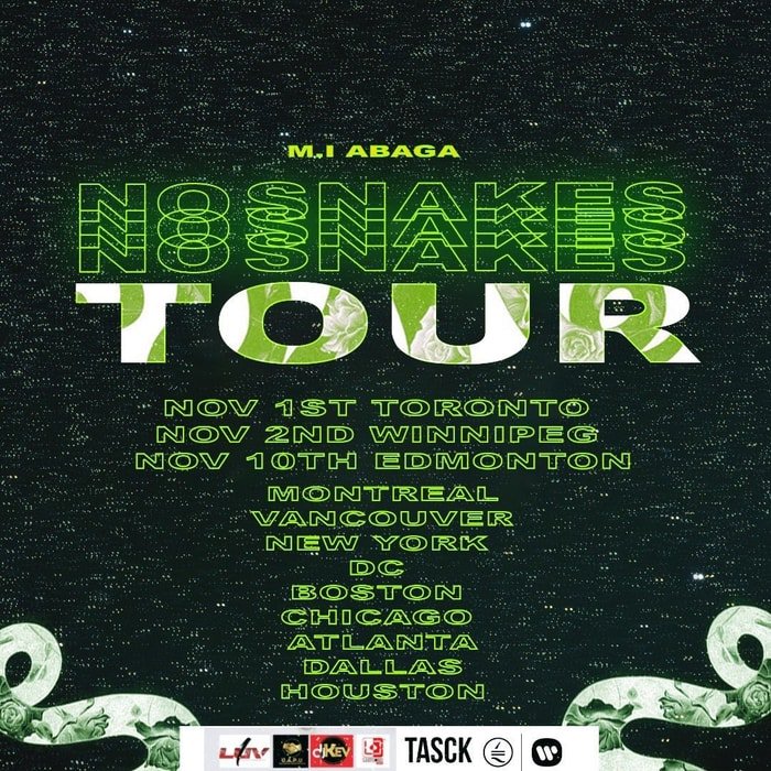 Rapper, M.I Abaga Set To Kick Off "NoSnakeTour – To Diss Vector? 2