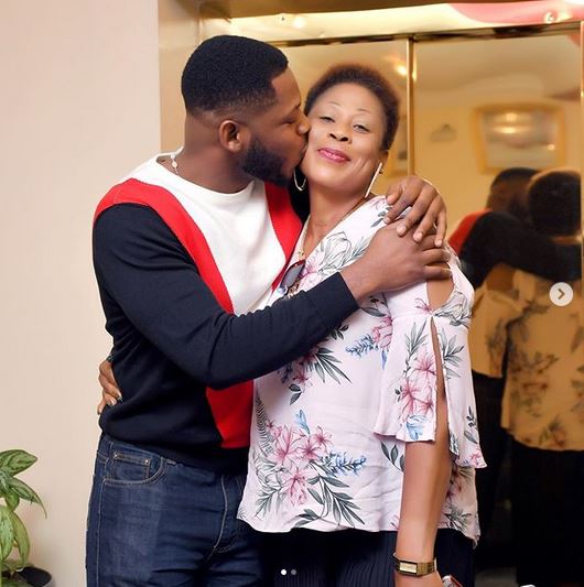 BBNaija Star, Frodd Shows Off His Beautiful Mum To Celebrate Her 50th Birthday (Photos) 3