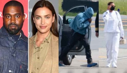 Kanye West & Irina Shayk Return To The U.S Together After Birthday Romantic Getaway 14