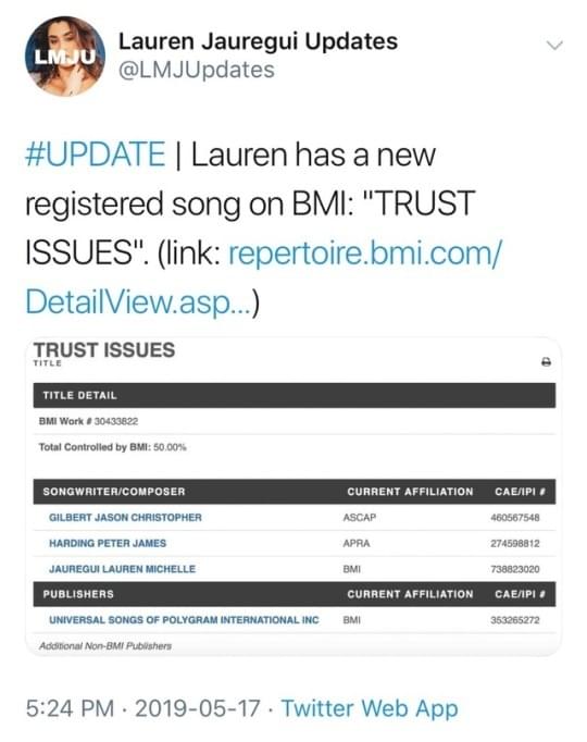 Lauren Jauregui Trust Issues Mp3