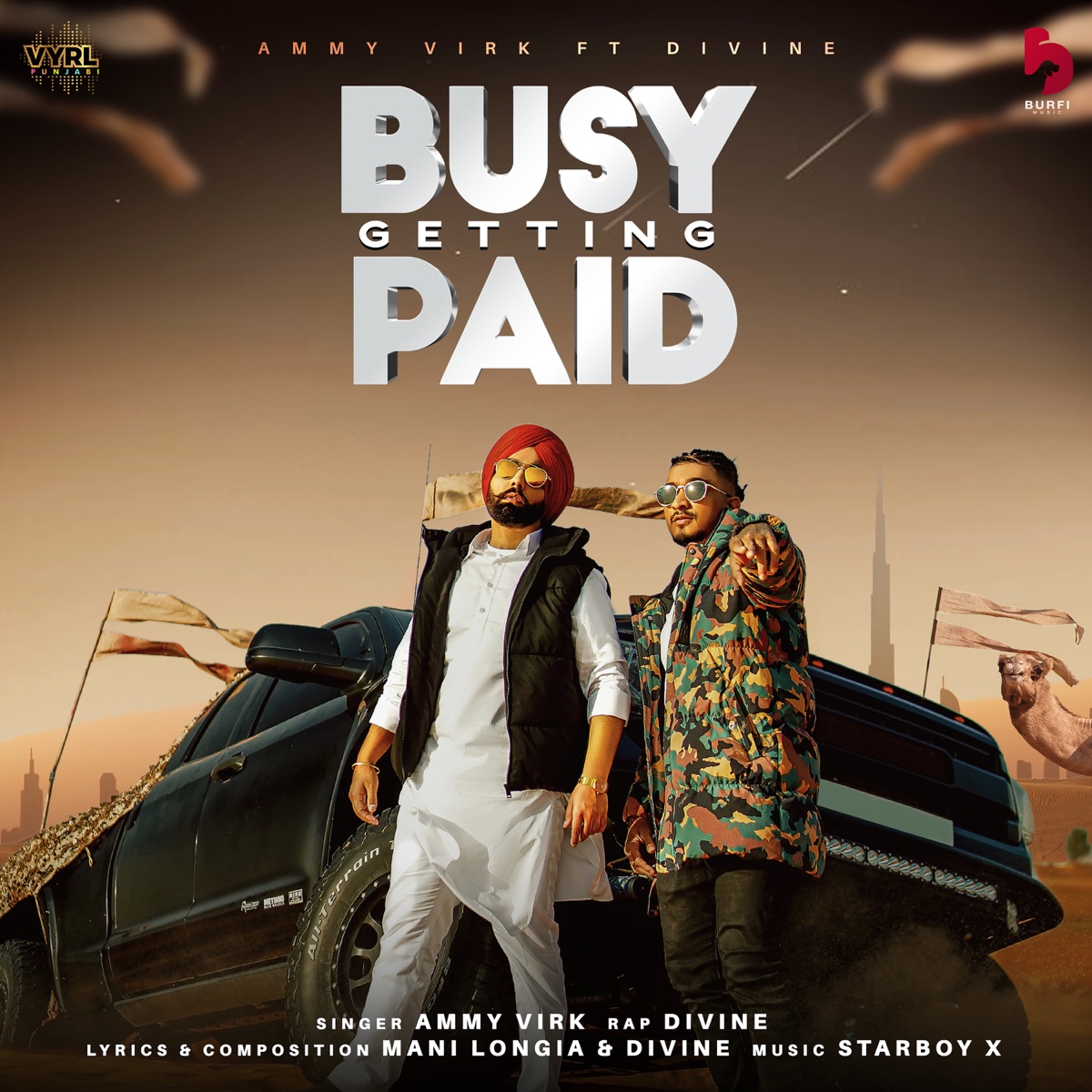 Ammy Virk – Busy Getting Paid Ft. DIVINE 3