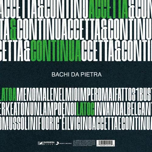 Bachi Da Pietra ACCETTA & CONTINUA Zip Download